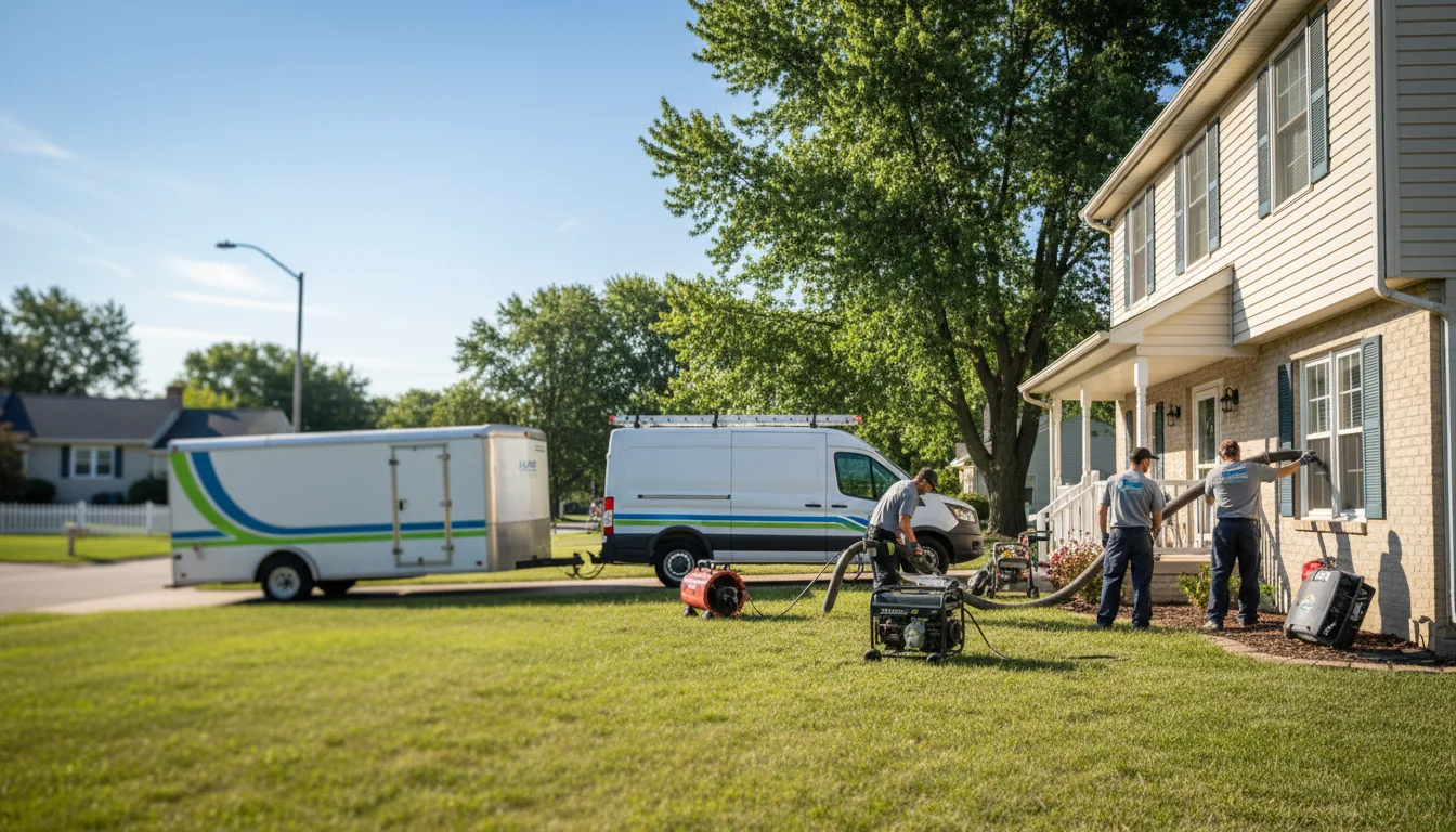 Flooded Basement Restoration And Cleanup With Repair in Vermontville, MI near me